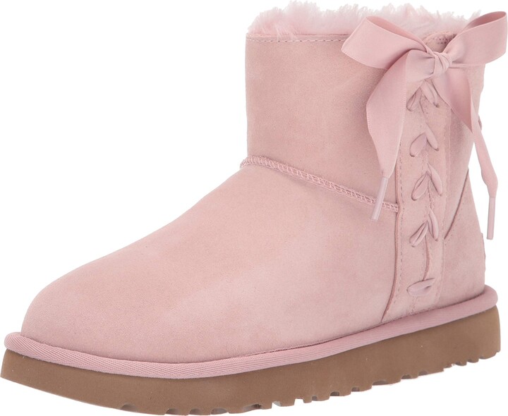 Pink Uggs With Bows | Shop the world's largest collection of fashion |  ShopStyle