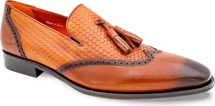 Mezlan Patina Textured Loafer