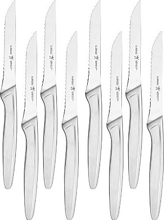 Zwilling J.A. Henckels 8-Piece Stainless Steel Serrated Steak Knife Set