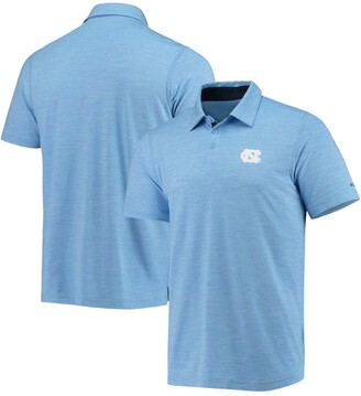 Columbia Men's Carolina Blue North Carolina Tar Heels Tech Trail Omni-Shade Polo Shirt