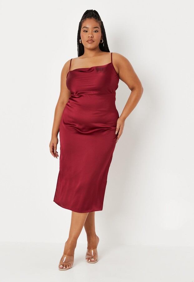 maroon maxi dress plus size