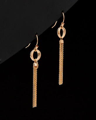 Italian Gold 14K Rose Gold Tassel Drop Earrings - ShopStyle