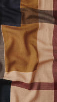 Thumbnail for your product : Burberry Geometric Check Cashmere Scarf
