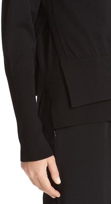 DKNY Women's Extended Sleeve Double Layer Sweater