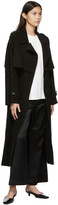 Thumbnail for your product : Totême Black Suede Trench Coat