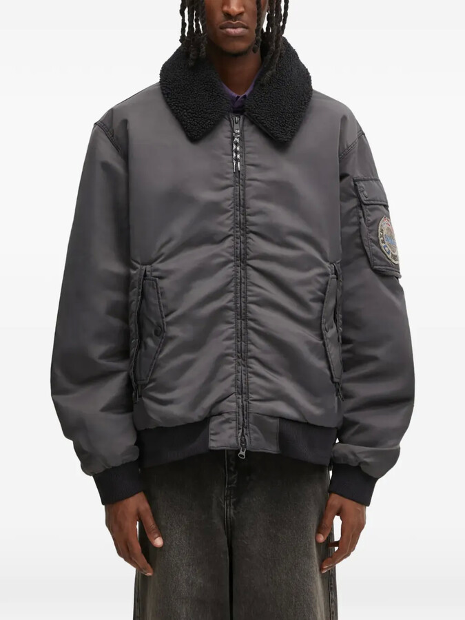 Napapijri A-Nemes textured-collar jacket