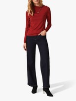 Thumbnail for your product : Phase Eight Rachele Button Neck Jumper, Spice