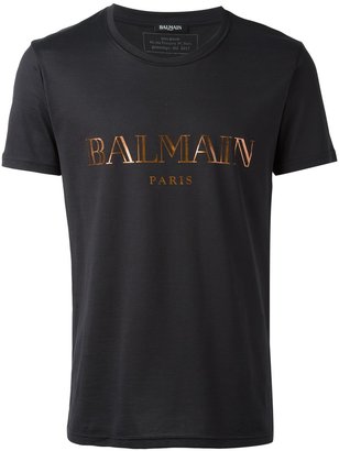 Balmain logo T-shirt - men - Cotton - S
