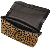 Thumbnail for your product : Elizabeth and James Cynnie Mini leopard-print calf hair shoulder bag