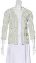 Thumbnail for your product : Chanel Open Knit Cardigan