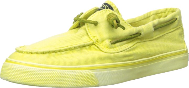 Sperry Women's Bahama Washed Light Yellow Fashion Sneaker - ShopStyle
