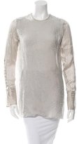 Thumbnail for your product : Just Cavalli Silk Long Sleeve Top w/ Tags