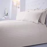 Thumbnail for your product : Hotel Collection Luxury Dobby stripe flat sheet pair single cream