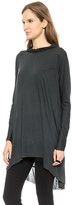 Thumbnail for your product : Donna Karan Hooded Tunic with Curved Body Seams