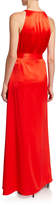 Thumbnail for your product : Diane von Furstenberg Sleeveless Floor-Length Wrap Dress