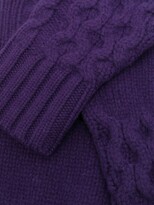 Thumbnail for your product : Feng Chen Wang Cable-Knit Arm Sleeves