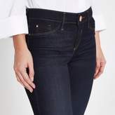 Thumbnail for your product : River Island Womens Petite dark blue Molly skinny jeggings