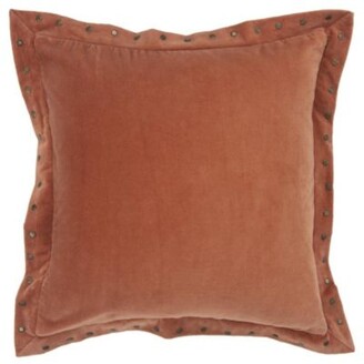 Rizzy Home 18" x 18" Pillow Cover - T05969 - Dark Orange