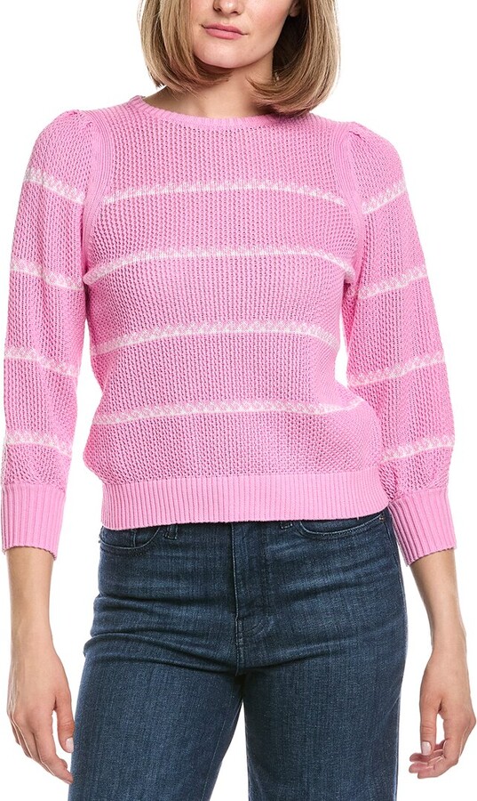 Hannah Rose Blythe Cashmere-Blend Knit Sweater