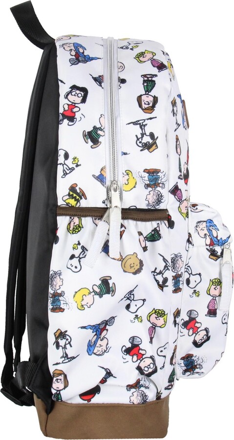 Peanuts Snoopy Charlie Brown Sally Linus Cute School Travel Backpack ...