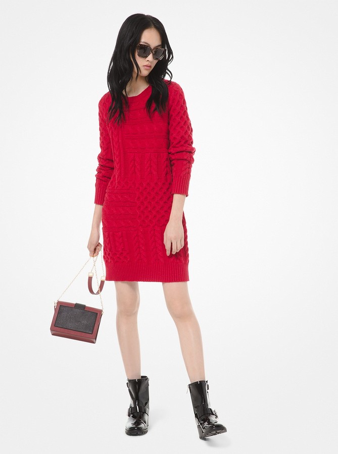 mk sweater dress