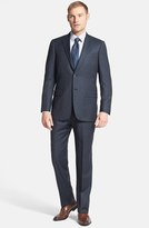 Thumbnail for your product : Hart Schaffner Marx 'New York' Classic Fit Navy Stripe Suit