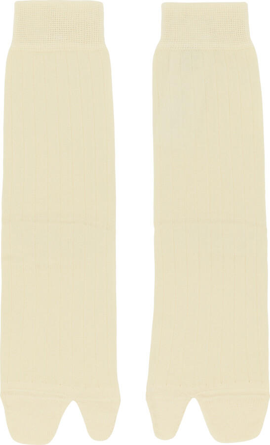 Maison Margiela Off-White Tabi Socks