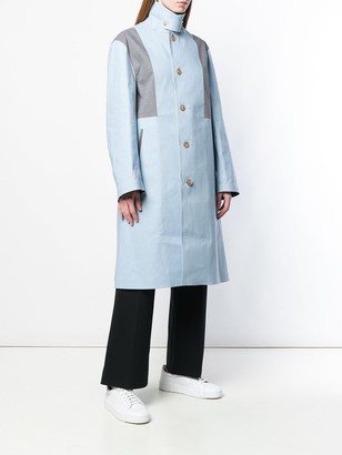 MACKINTOSH Placid Blue & Top Grey Bonded Cotton Coat LR-089/CB
