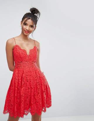 ASOS Lace Cami Mini Prom Dress