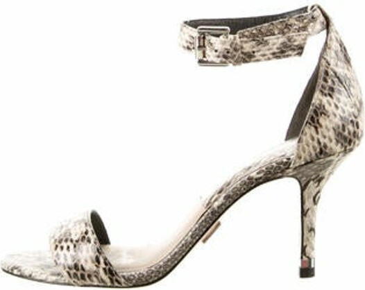 Michael Kors Snakeskin Sandals | ShopStyle