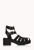 Thumbnail for your product : Forever 21 Modernist Fisherman Sandals