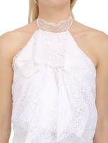 Thumbnail for your product : Nina Ricci Silk Lace Sangallo Cotton Dress
