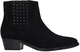 Thumbnail for your product : Bibi Lou Low Heels Ankle Boots In Black Suede