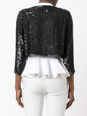 P.A.R.O.S.H. cropped sequin cardigan