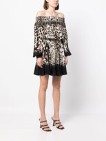 Thumbnail for your product : Camilla Leopard-Print Off-Shoulder Dress