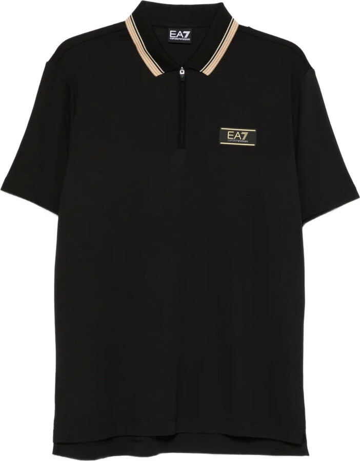 EA7 Emporio Armani Logo-Patch Polo Shirt