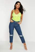 Thumbnail for your product : boohoo Petite Distressed Boyfriend Jean