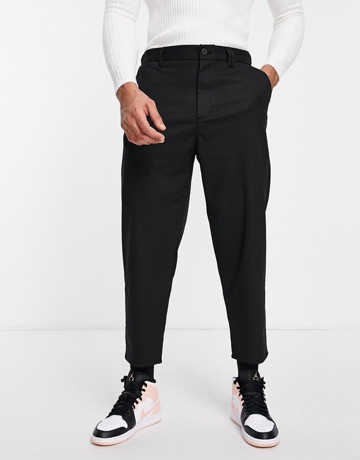 Buy WES Formals by Westside Black Relaxed Fit Trousers for Men Online @  Tata CLiQ