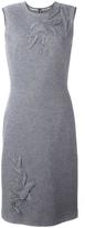 Thumbnail for your product : Ermanno Scervino patched 'leaves' knit dress
