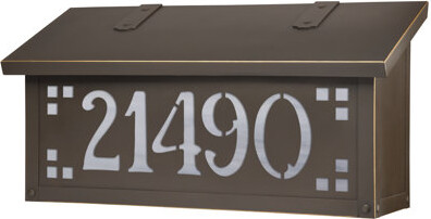 America's Finest Lighting Company Pasadena Wall Mounted Mailbox