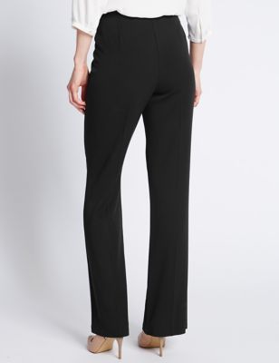 Marks and Spencer Standard Slim Boot-Cut Trousers
