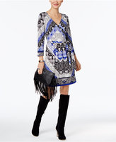 Thumbnail for your product : INC International Concepts Printed Wrap Dress, Only at Macy's