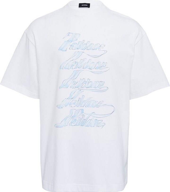 we11done Printed Crewneck T-Shirt