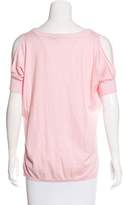 Thumbnail for your product : Minnie Rose V-Neck Short Sleeve Sweater w/ Tags
