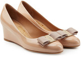 Thumbnail for your product : Ferragamo Patent Leather Wedges