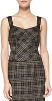 Thumbnail for your product : Nanette Lepore Sleuth Stretch Plaid Corset Top
