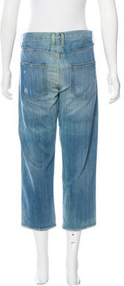 Current/Elliott Distressed Cropped Jeans w/ Tags