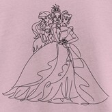 Thumbnail for your product : Disney Girl's Princesses Line Art T-Shirt - Light Pink - X Large