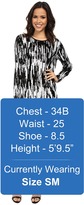 Thumbnail for your product : MICHAEL Michael Kors Long Sleeve Ikat Sequin Crew Neck Dress