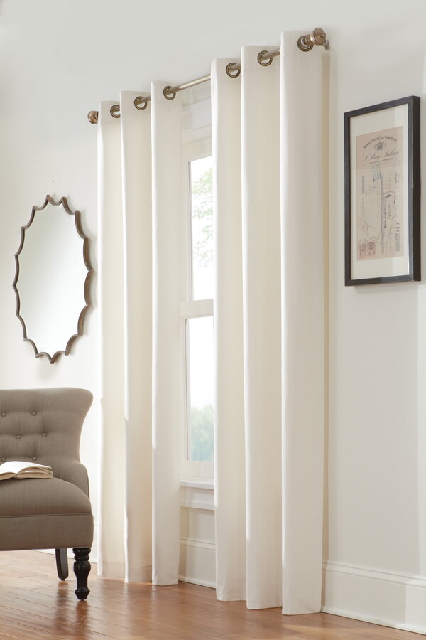 Loft Living Plano Grommet Insulated Solid Curtain Panel 40" x 84" in Natural